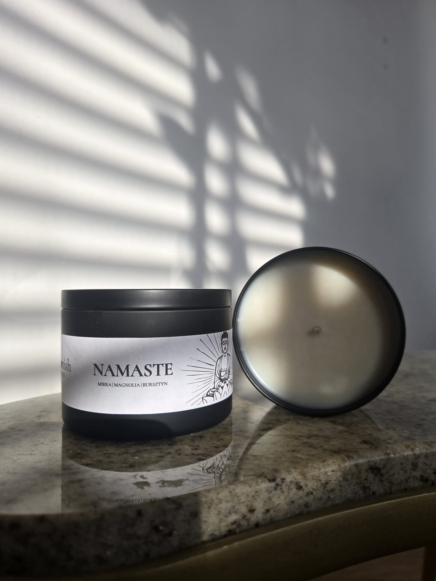 Świeca sojowa namaste (200 ml) Świeca sojowa namaste (200 ml)